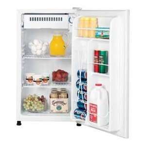  GE 3.1 Cubic Foot Compact Refrigerator, White: Appliances