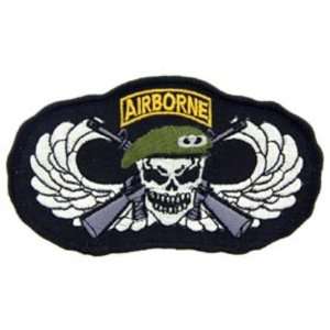   Army Airborne Wing Patch Black & White 3 Patio, Lawn & Garden