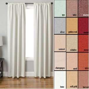   Solid Color Blackout Thermal Curtain Panel By Softline: Home & Kitchen