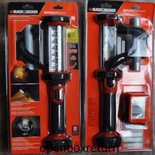 BLACK AND DECKER BRIGHT BAR 20 LED RECHARGEABLE WORK LIGHT WLBFHB 