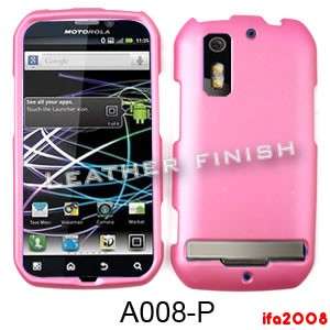 FOR MOTOROLA PHOTON 4G ELECTRIFY PINK RUBBERIZED CASE COVER SKIN 