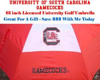 South Carolina Gamecocks Golf Umbrella Brand NEW  