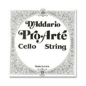  DAddario Pro Arte Cello C String, 4/4 Size   Medium 