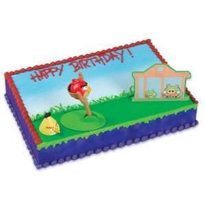   : Angry Birds Party Supplies Cake Topper Decorating Kit: Toys & Games