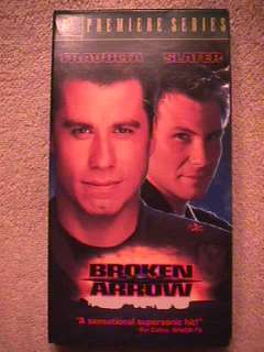 Broken Arrow VHS John Travolta Christian Slater V10 086162896330 