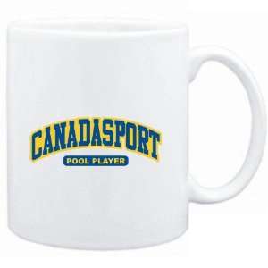  Mug White  CANADA SPORT Pool Player  Sports Sports 