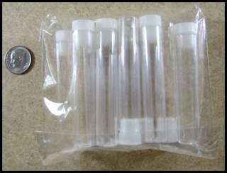 Mini Plastic Seed Bead Storage Tube Containers (10)  