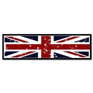  United Kingdom Union Jack flag bumper sticker 8 x 2 Automotive