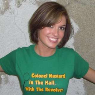 Colonel Mustard T Shirt Clue Board Game Shirt  