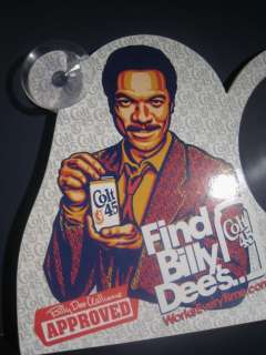 COLT 45 Liquor BAR Billy Dee Williams Advertising Sign  