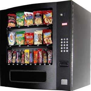 Electronic Countertop Snack Vending Machine w/ Bill Change Changer 