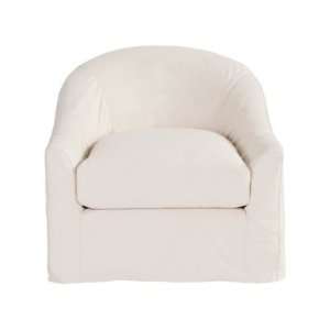 Lenoir Swivel Chair Slipcover   Special Order Fabrics  Ballard Designs