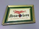 BEER SIGNS all brewers A to Z, BEER SIGNS MILLER BREWERY items in tin 
