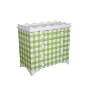  Gingham Dresser/Changing Table Baby
