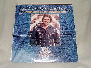 Billy Crash Craddock Greatest Hits Volume 1 ABC Records 74 Sealed LP 
