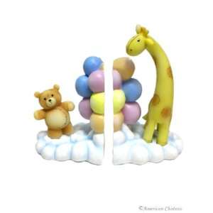  Childrens Childs Nursery Baby Room Book Ends Bookends 