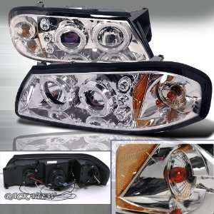   00 05 Chevy Impala Projector Headlights   Chrome Blue Lens: Automotive