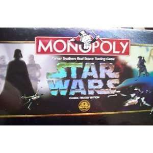  Monopoly Star Wars Classic Trilogy Edition Toys & Games