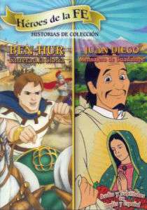 HEROES DE LA FE BEN HUR Y JUAN DIEGO NEW DVD  