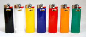 10 FULL SIZE NEW BIC DISPOSABLE LIGHTER ASSORTED COLORS  