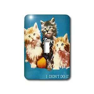 Florene Cats   Innocent kittens   Light Switch Covers   single toggle 