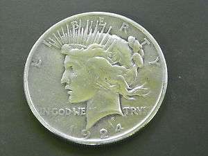 1924 Peace Liberty Silver Dollar  