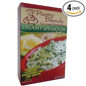 Pantry Blends Creamy Spinach Dip Mix, .8 Ounce Boxes (Pack of 4 