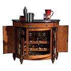   Miller Merlot Valley Wine Home Bar Organizer with Locking Door New