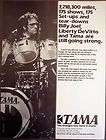 1979 TAMA Drums drummer Liberty DeVitto vintage ad