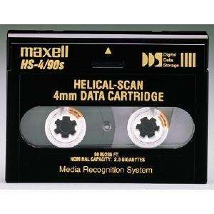  Maxell HS 4/90s DAT DDS 1 Data Cartridge. 1PK DDS1 2/4GB 