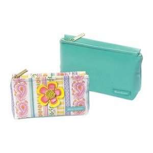  Debbie Macomber Floral/Blue Accessory Bags Set Of Two 