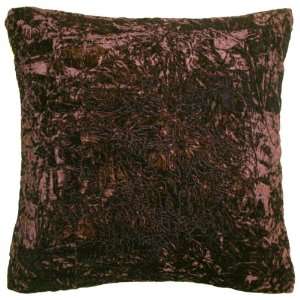  Crushed Velvet Pillow, Purple 20x20