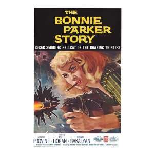 Bonnie Parker Story Movie Poster, 11 x 17 (1958)