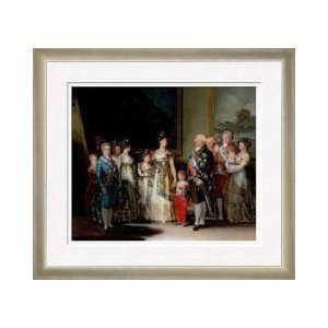  Charles Iv 17481819 And His Family 1800 Framed Giclee 