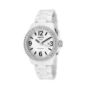  Invicta Womens Angel White Crystal White Plastic Watch 