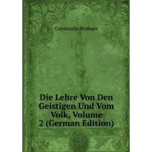   Und Vom Volk, Volume 2 (German Edition) Constantin Brunner Books