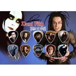  Dani Filth Guitar Pick Display Limited 100 Only 