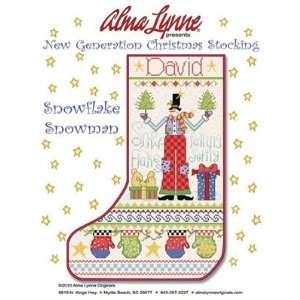   Snowman Stocking (David)   Cross Stitch Pattern: Arts, Crafts & Sewing