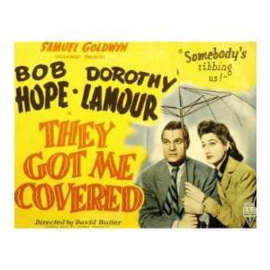   Got Me Covered, Bob Hope, Dorothy Lamour, 1943 Premium Poster Print
