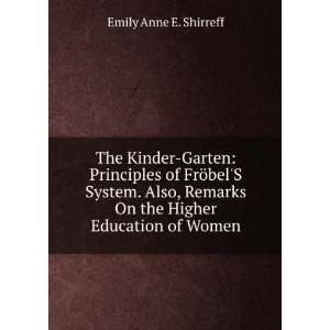   on the higher education of women Emily Anne Eliza Shirreff Books