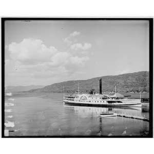   dock from Fort William Henry Hotel,Lake George,N.Y.
