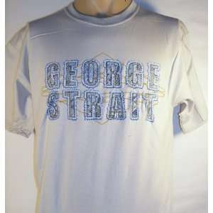 George Strait Denim Name T shirt Size Medium