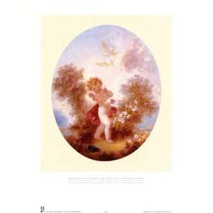   Roses   Poster by Jean Honore Fragonard (22x29)