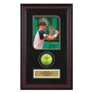 Jim Courier 1995 French Open Framed Autographed Tennis 