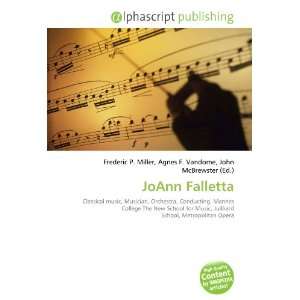  JoAnn Falletta (9786132704702) Books