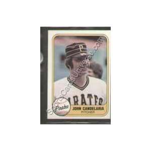 1981 Fleer Regular #375 John Candelaria, Pittsburgh Pirates Baseball 