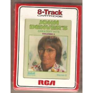 John Denvers Greatest Hits Vol 2: 8 track Cartridge Tape