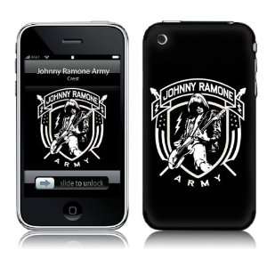   JRA20001 iPhone 2G 3G 3GS  Johnny Ramone Army  Crest Skin Electronics
