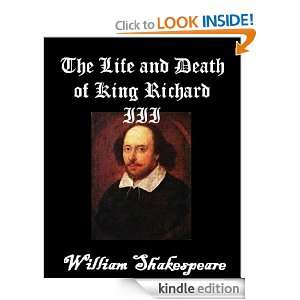 King Richard III William Shakespeare  Kindle Store