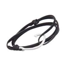 Miansai Woven Leather & Hook Wrap Bracelet